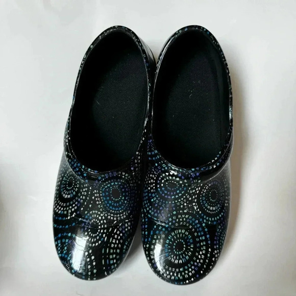 Anywear Womens Patent Leather Clogs Style SR ANGEL, US Size 9, Color PRSP👟 - Picture 5 of 7